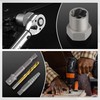 UYECOVE 35 Pcs Spiral Screw Extractor Bolt Extractor Set, 6542/4341