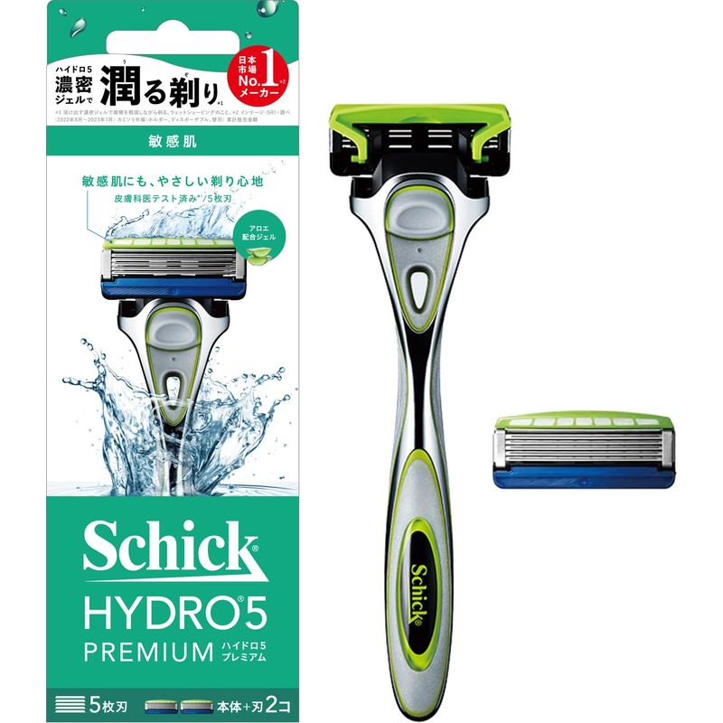 Schick Hydro5 Premium Sensitive Skin 5 Blade Holder (Includes Blade