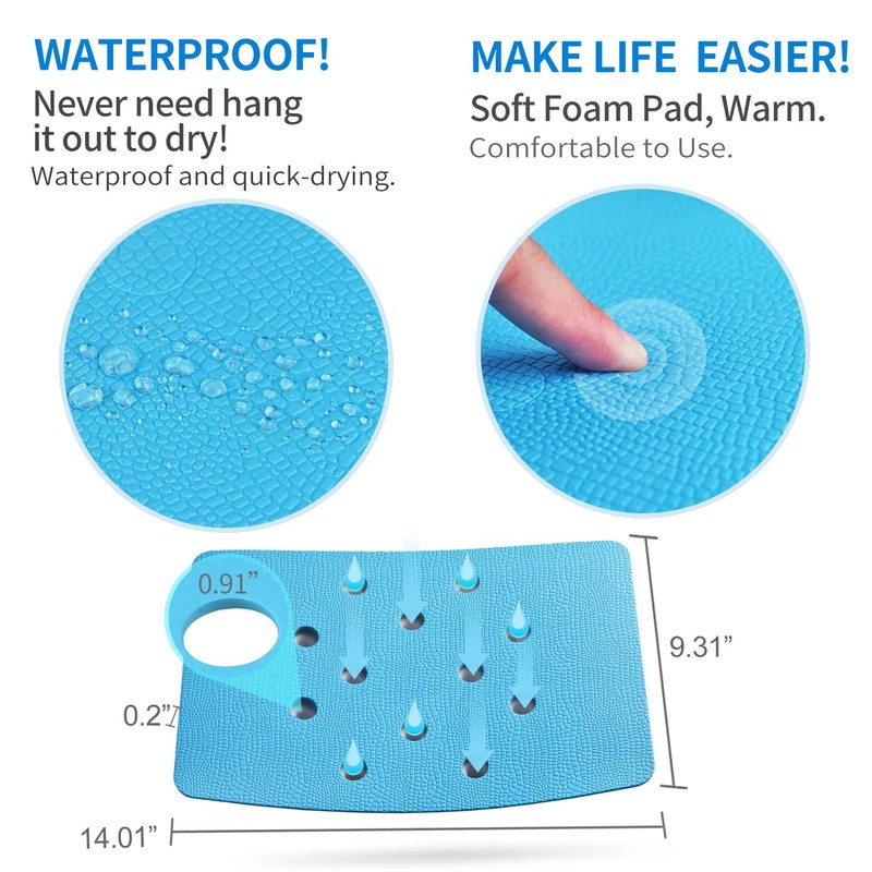 Non Slip Mat for Shower Stool, Shower Chair Pad with