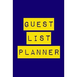 Guest List Planner: Track Your Guests For Weddings, Birthdays, Baby Showers, Engagement Party | Guest Tracker For Events