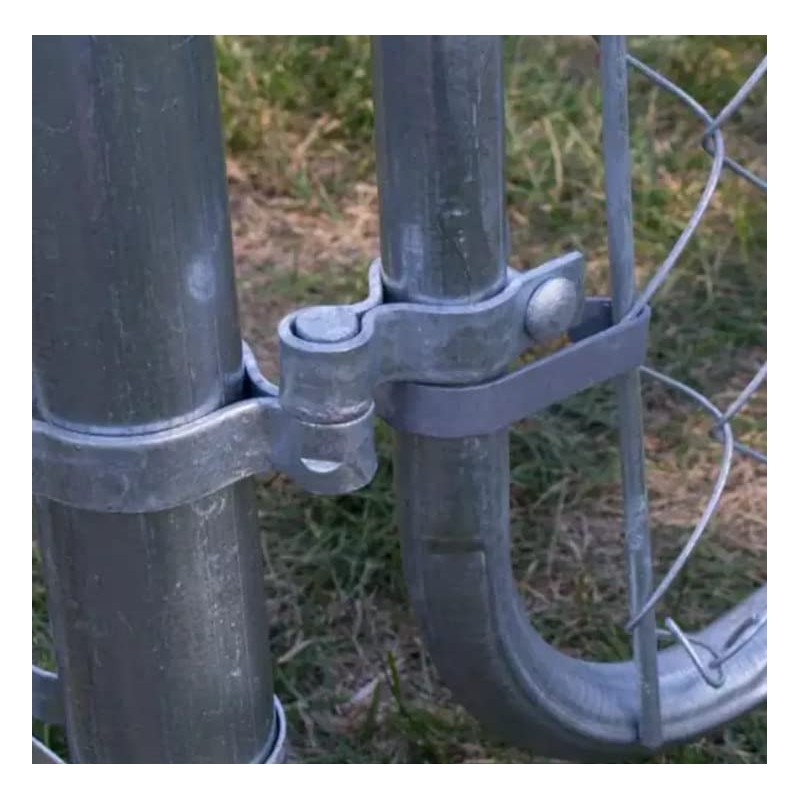 Dailydanny 2 Pack Chain Link Fence Frame Gate Post Male