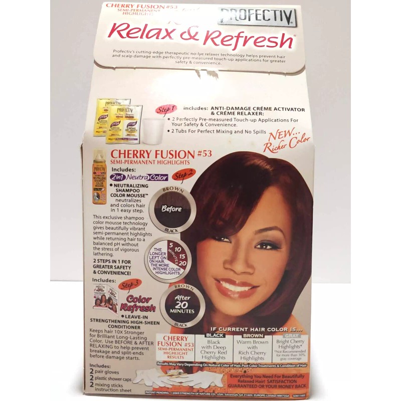 Profectiv Relax & Refresh No Lye Relaxer Plus Color -