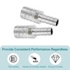 sourcing map 2Pcs 13/16" to 1/2" Hose Barb Reducer Pipe