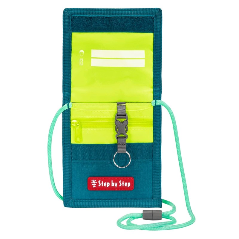Step by Step Window Neck Pouch Zip Coin Pocket Key
