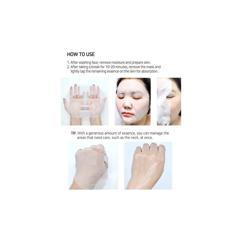 Mascarilla Coreana De Perlas Para Piel spera Opaca (30pz) Mixta