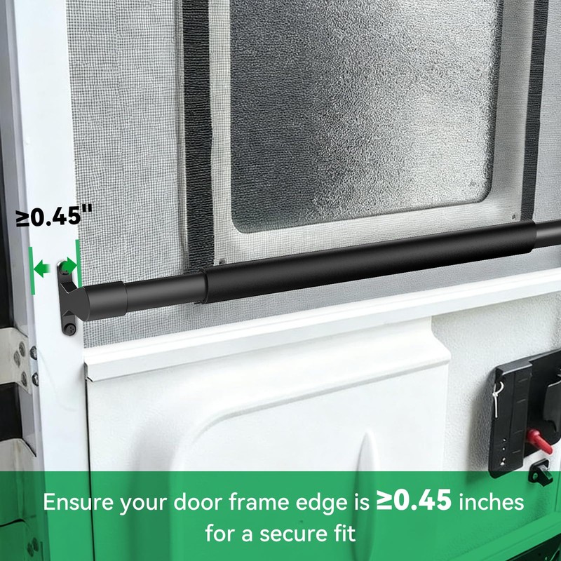 ULITECO RV Screen Door Handle Grab Bar, 19.9" to 32.3"