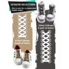 YIKEDA Cotton Boot Laces 150cm Khaki - Strong Round Shoelaces
