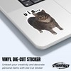 Oiiaa Cat Sticker Gen Z Humor Stickers Funny Cat Meme