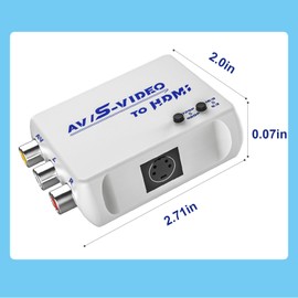 FeiEVER AV S-Video to HDMI Converter