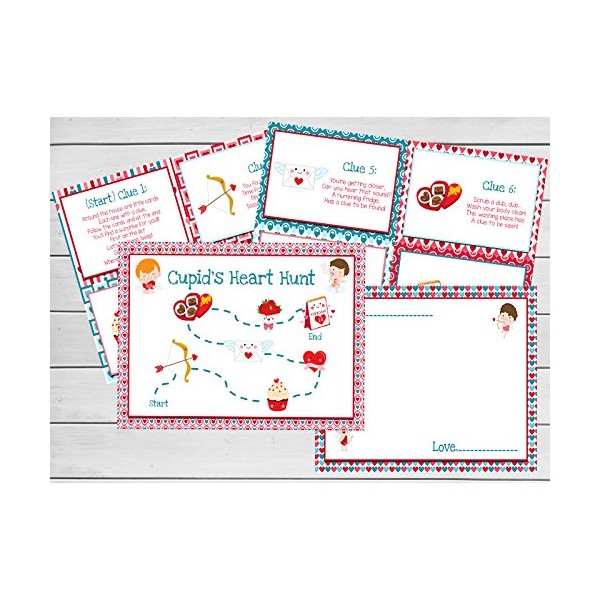 Holiday Scavenger Hunt Party Game (Valentine's Day Kit)