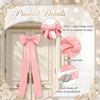 Crowye 13 Pcs Large Pink Bow Decor Set Include 71