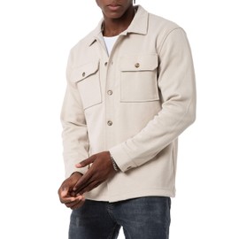 Redbridge Oversized Overshirt in Minimalist Design Shirt Jacket Ideal for Casual Looks, beige