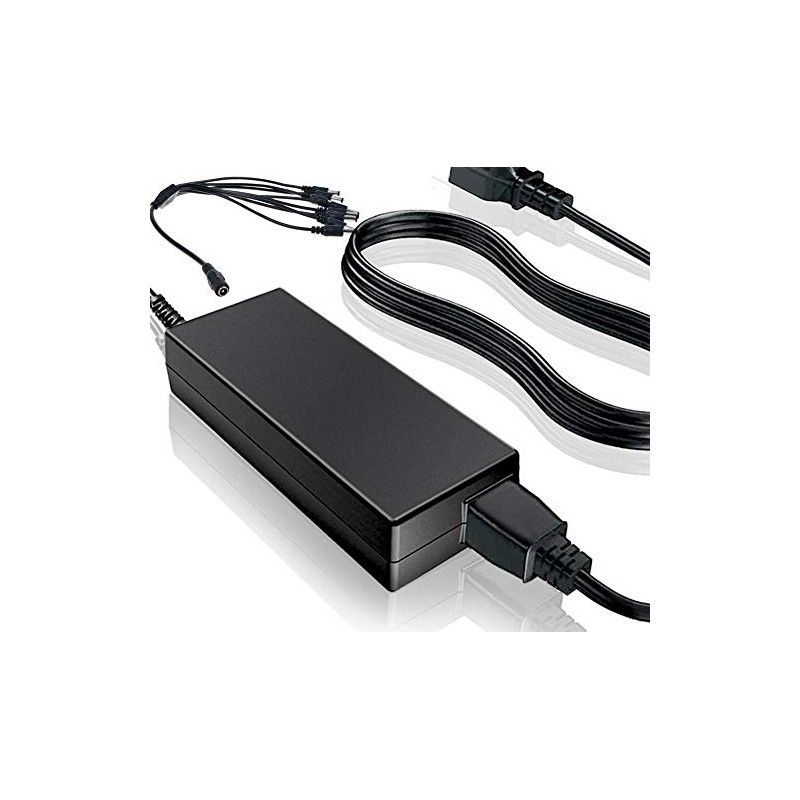 SupplySource 12V DC 5A AC Power Supply Adapter 5000mA +8