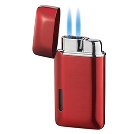 Visol Nevis Dual Torch Flame Refillable Gas Lighter (Shipped Without Butane)
