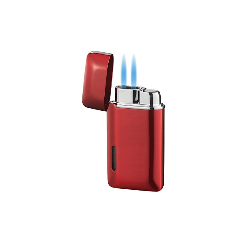 Visol Nevis Dual Torch Flame Refillable Gas Lighter (Shipped Without