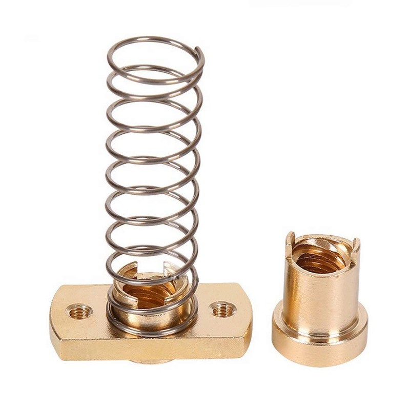 2-Pack CR10 Z axis T8 Anti Backlash Spring Loaded Nut