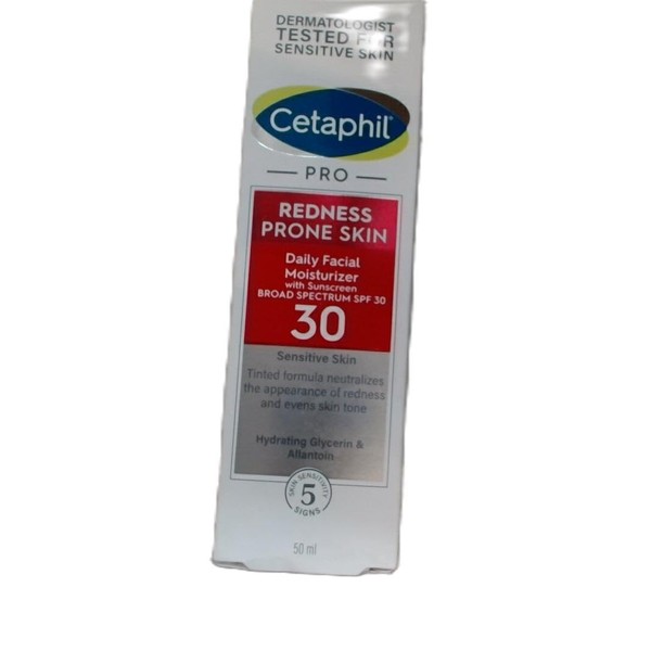 Cetaphil Redness Relieving Daily Facial Moisturizer SPF 40, 1.7 Ounce