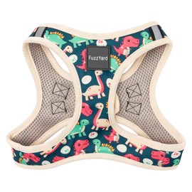 FuzzYard Dinosaur Land Step in Dog Harness | Size XXS | Comfortable Fit for Everyday Walking & Training