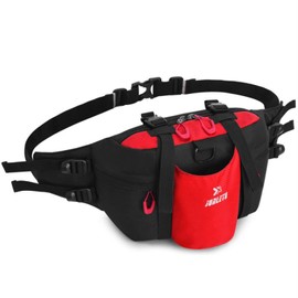 3-Way Running Pouch, Fanny Pouch, Large Capacity, Smartphone Holder, For Sports, Waterproof Zipper, Night Reflection, Mountain Climbing, Excursions, Travel, Night Walking, Cycling, Walking,