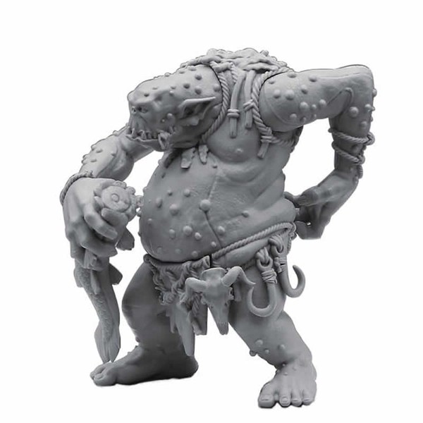 Swamp Troll Figure Kit 28mm Heroic Scale Miniature Unpainted First