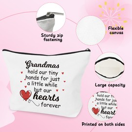 Grandma Birthday Gifts for Grandma Mothers Day Christmas Presents Grandmothers Granny Grandmother Gift Grampy Gran Gifts for Grandmas Makeup Bag Nana Nanny Presents from Grandchildren Granddaughter
