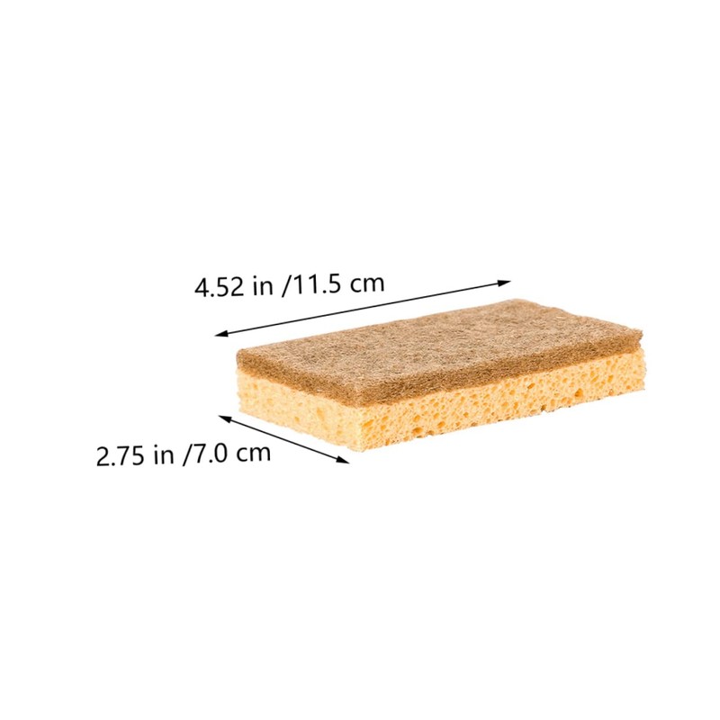 Tofficu 6pcs Kitchen Cleaning Sponges Bowl Washing Tools Strong Absorption
