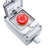 mxuteuk 1NC 1NO E-Stop Switches with Box Red Mushroom Emergency