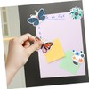 Mobestech 16pcs Butterfly and Flower Decorative Fridge Magnets Nature Theme