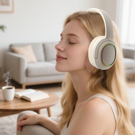 Wireless Headset - Wireless Headset for PC | Lightweight Earpiece Ergonomic Fit Earbuds for Cell Trucker Home Phone Beach Game