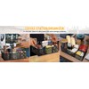 DYGZBLHT Coffee Bar Organizer, Metal Countertop Station With Handles, Coffee