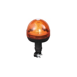 Maypole 12/24V 40x3W LED Amber Flashing Warning Beacon Flexi DIN Pole for Vans, Tractors, Recovery Vehicles, Forklifts