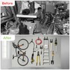 HOTUT Universal Heavy Duty Garage Storage Hooks Set, 6pcs Heavy