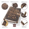 moonster Leather Journal Refillable Notebook – Vintage Handmade Leather Bound