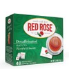 Red Rose 6 Pack - Red Rose Decaffeinated Individually Wrapped Black Tea Bags - 48ct each