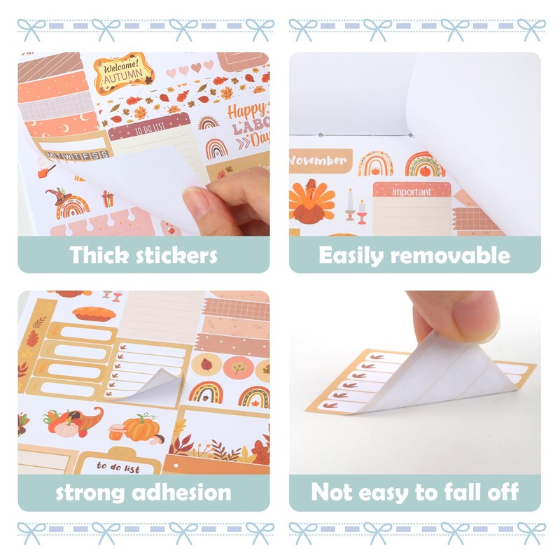 Joyberg 1700+ Planner Stickers - 24 Calendar Stickers Per Pack