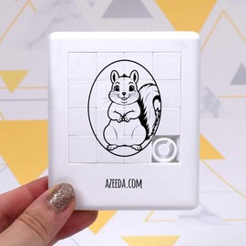 Azeeda 'Lustiges Eichhörnchen' Schiebepuzzle (PZ00032837)