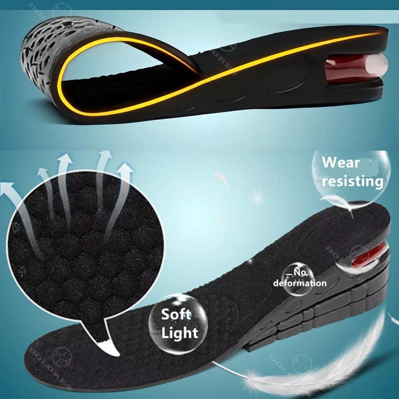 Dolores 1 Par Plantilla Aumenta Altura Más Estatura Ajustable Unisex