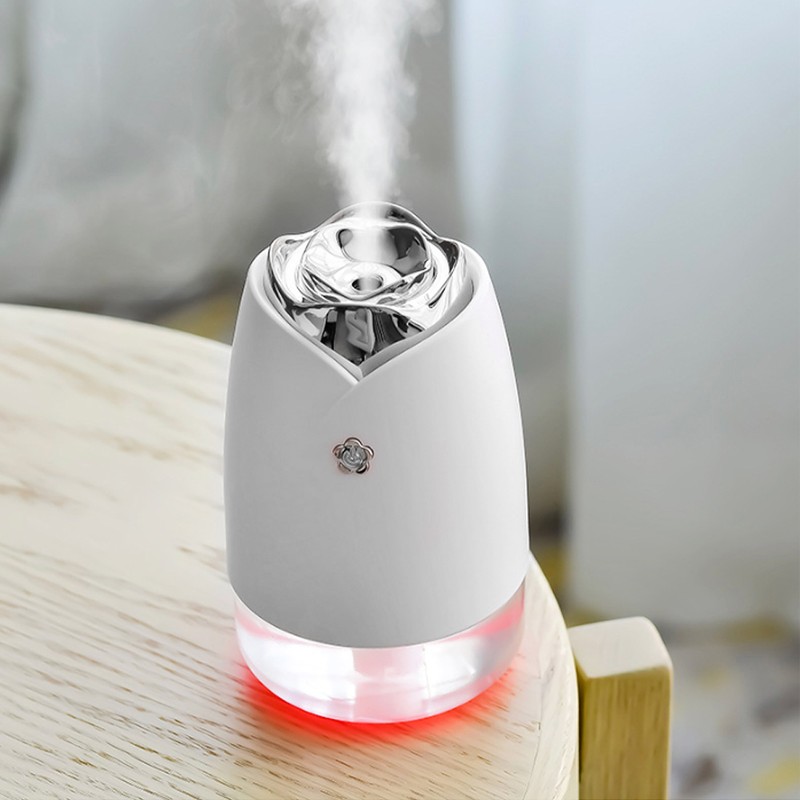 USB Car Air Humidifier Atomizer LED Night Light Fog Purifier