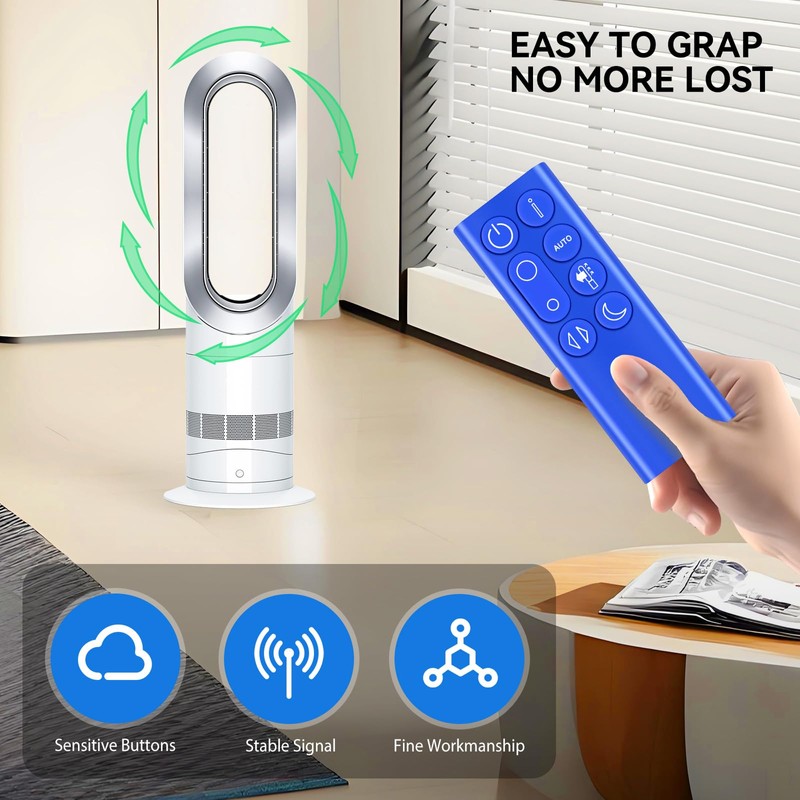 ‎MOVHEIYL Replacement Remote Control Compatible for Dyson TP04 DP04 TP06