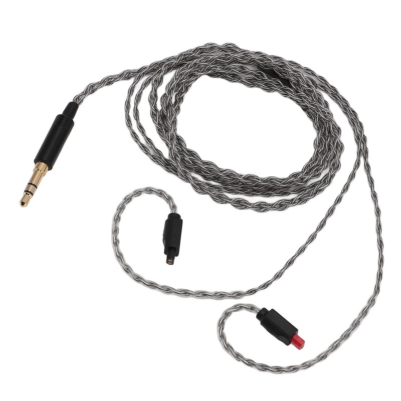 Headphone Cable 4 Strands Silver Plated Copper Anti Stangling 3.5MM