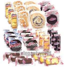 Hostess Variety Pack Cupcakes Twinkies Ding Dongs Danish Cinnamon Rolls Coffee..