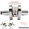 Keyed Entry Commercial Door Handle Chrome | Heavy Duty Commercial