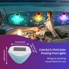 Longzhuo Solar Pool Lighting Floating USB Hanging Pond Lighting Underwater