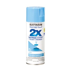 Rust-Oleum 249093 Painter's Touch 2X Ultra Cover Spray Paint, 12 oz, Gloss Spa Blue