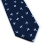 Maker V Airplane Necktie in Navy Blue, Airplanes Tie, Pilot