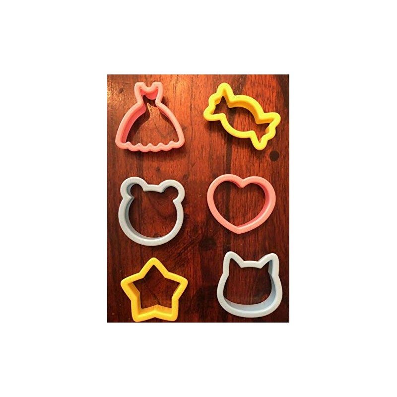 CAT Bear Heart Star Candy Shapes Girls Dress Cookie Cutter