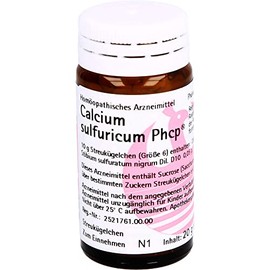 Calcium Sulfuricum Phcp Globules 20g