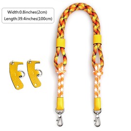 jiesinlov Rope Purse Straps Replacement Crossbody Shoulder Strap for Longchamp Mini Le PLIAGE (YELLOW-L)