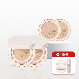 Amorepacific NEW Be Glow Volume Cushion 2 Full-size Products (2 Cushions + 2 Refills) - No. 3 Cream / 아모레퍼시픽 NEW 비글로우 볼륨 쿠션 본품 2개(쿠션2+리필2) - 3호 크림