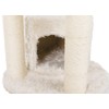 TRIXIE Baza Junior Cat Tower with Condo, Hammock, Plush Platforms,